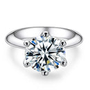 Engagement Ring – Elegant Moissanite Brilliance