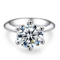Engagement Ring – Elegant Moissanite Brilliance