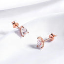 Drop of Elegance Earrings – Pear-Shaped Moissanite