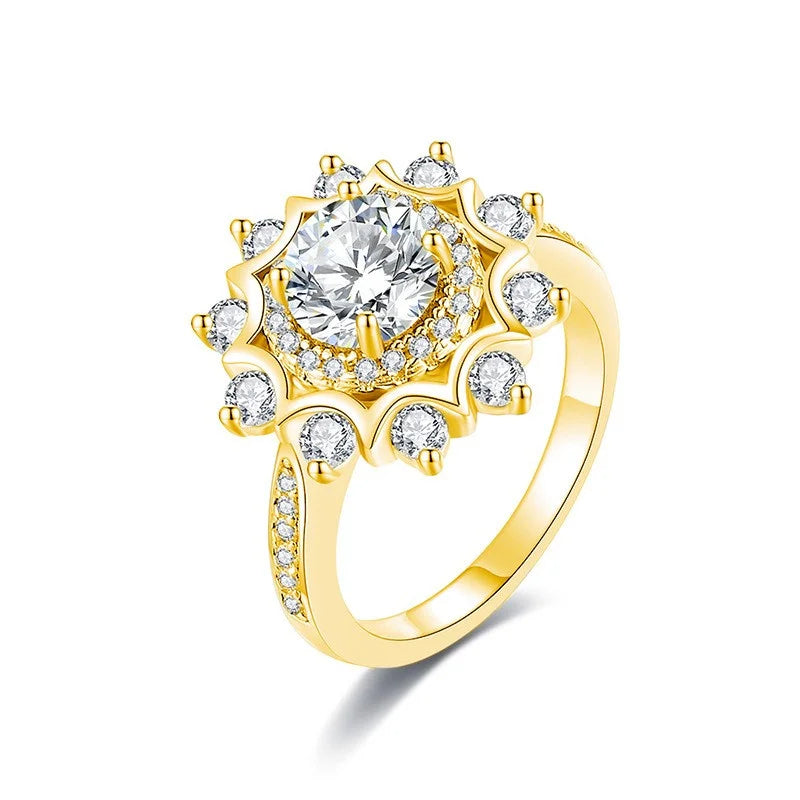 Sunflower Ring – Sun in Bloom