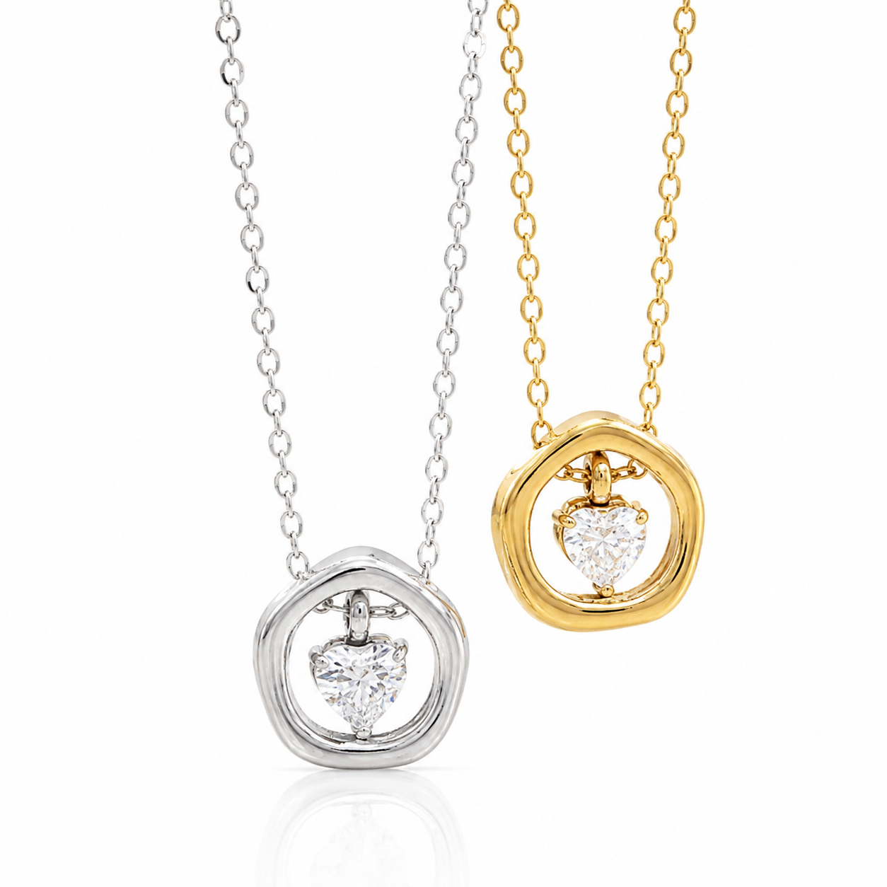 Refuge Necklace — A Light, Preciously Embraced