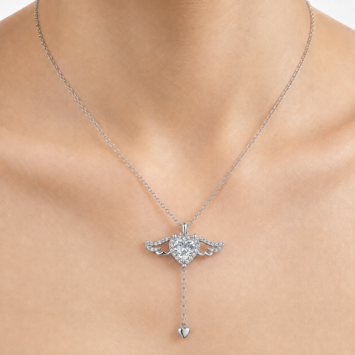 Cupid Necklace — Love Spreads Its Wings