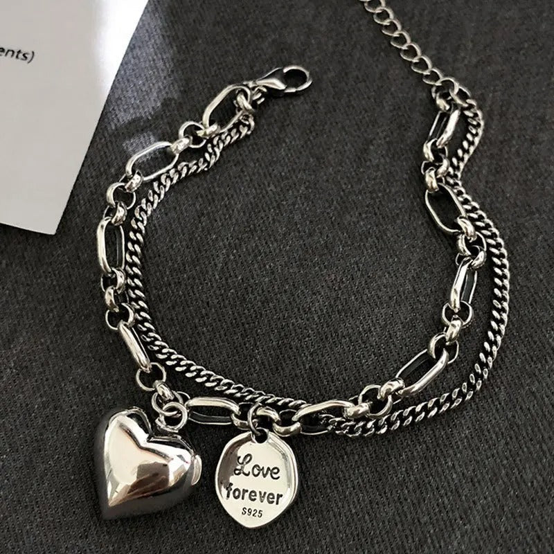 Eternal Love Heart Bracelet