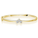 Heart-Shaped Moissanite Bracelet